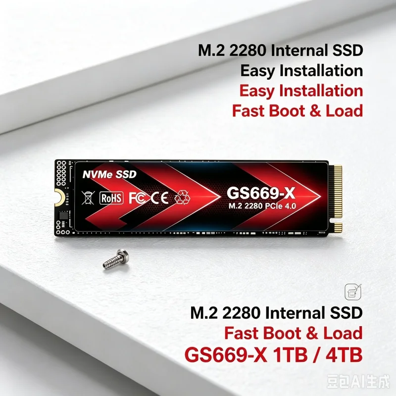 Yeni, Orijinal GS669-X NVMe SS - M.2 Nvme 4Tb Pcie 4.0 Ssd incelemesi ve fiyatı