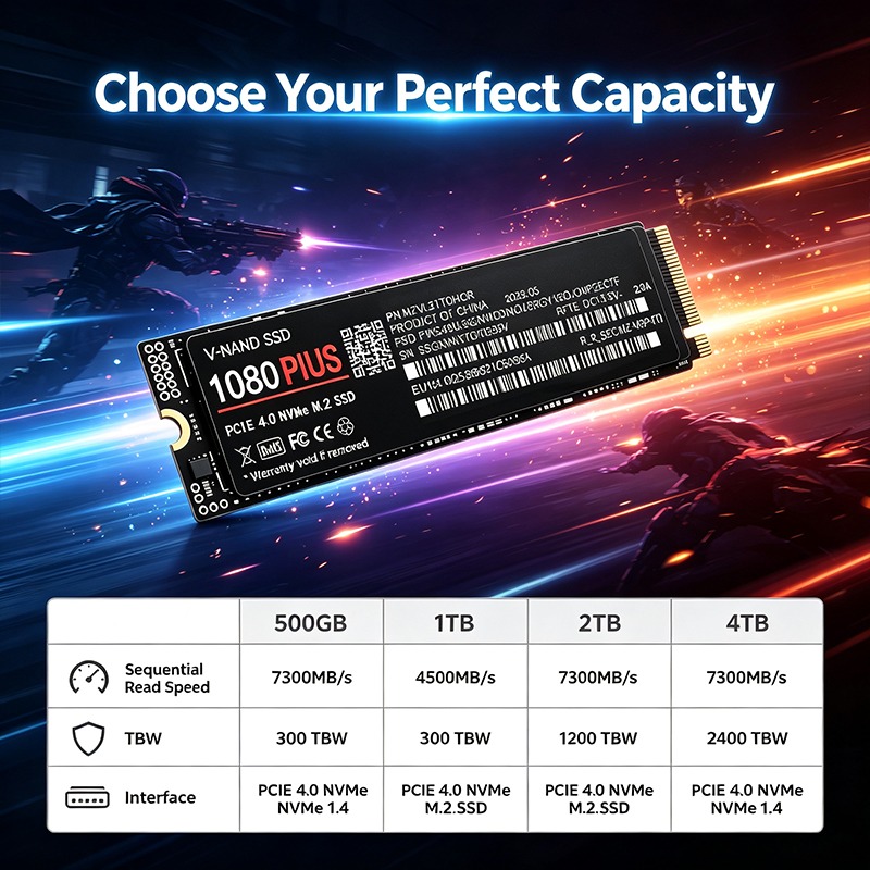 1080 Plus M.2 NVMe PCIe 4.0 Ka - M.2 Nvme 4Tb Pcie 4.0 Ssd incelemesi ve fiyatı