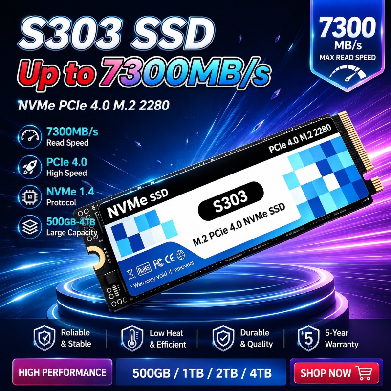 S303 M.2 NVMe Dahili 500GB/1TB - M.2 Nvme 4Tb Pcie 4.0 Ssd incelemesi ve fiyatı
