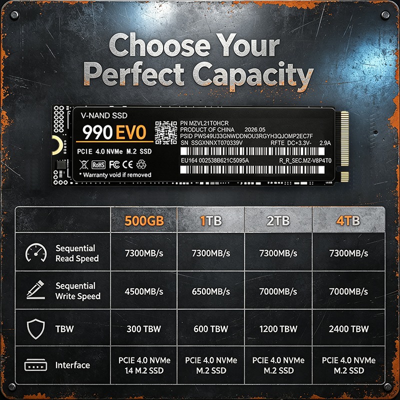 990 EVO M.2 2280 NVMe PCIe 4.0 - M.2 Nvme 4Tb Pcie 4.0 Ssd incelemesi ve fiyatı